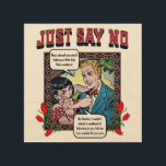 Romance retro - Solo di no - Arte de madera<br><div class="desc">Historietas retro-románticas - Solo di no - Arte de madera</div>
