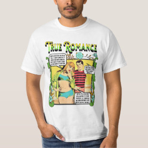 Romance retro - Verdadero romance - Camiseta mascu