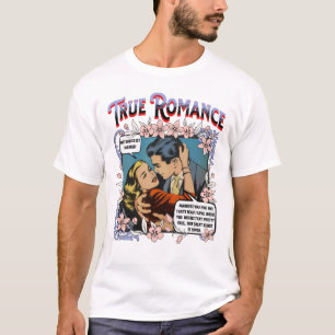 Romance retro - Verdadero romance - Camiseta mascu