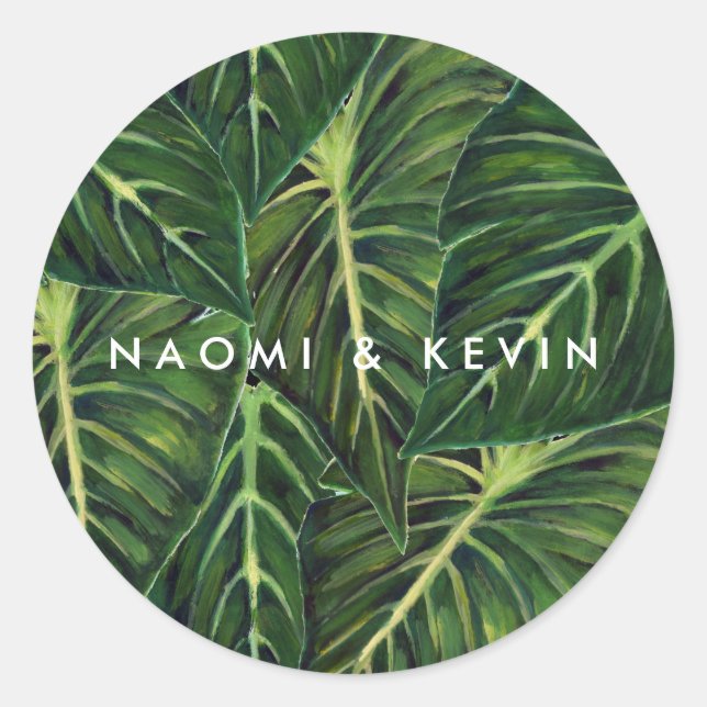 Romance tropical / Pegatina (Anverso)