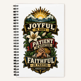 ROMANOS 12:12 Cuaderno de Alegría en la Esperanza