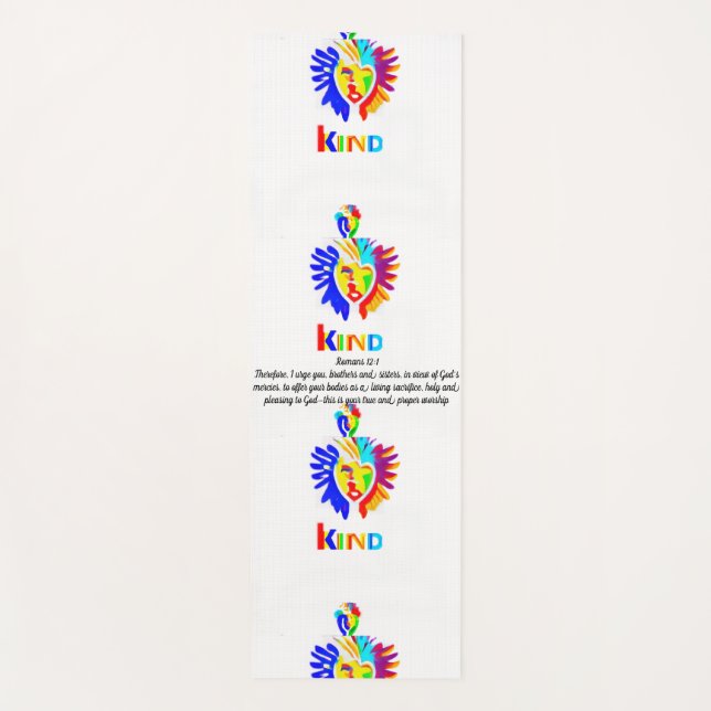 Romanos 12:1 LK Yoga Mat - Adorar en movimiento (Anverso)