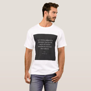 Romanos 1:16 Porque soy una camiseta sin vergüenz