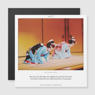 Romanos 8:28 DIOS PROMETE tarjeta magnética SCRIPI