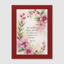 Romans 12:12 Custom Bible Verse