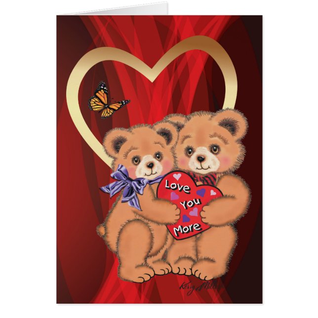 Romantic Bear Valentine (Frente)