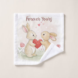 Romantic Bunny Card - Para siempre
