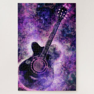 Romantic Guitar Puzzle Music