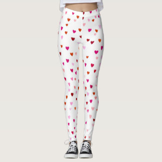 Romantic Heart Pattern Leggings – Perfect Valentin