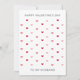 Romantic Minimal Heart Valentine's Day Card