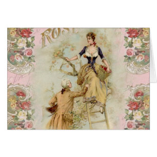 Romantic Paris Lovers pink shabbychic