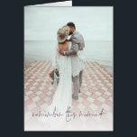 Romantic Photo Overlay Wedding Anniversary Card<br><div class="desc">Romantic Photo Overlay Wedding Anniversary. Simply replace the sample photo with your own favorite of portrait orientation. Romantic saying Remember This Moment is in an elegant set script on the front and your greeting inside which you can easily personalise. . You can change the color of this text if necessary...</div>
