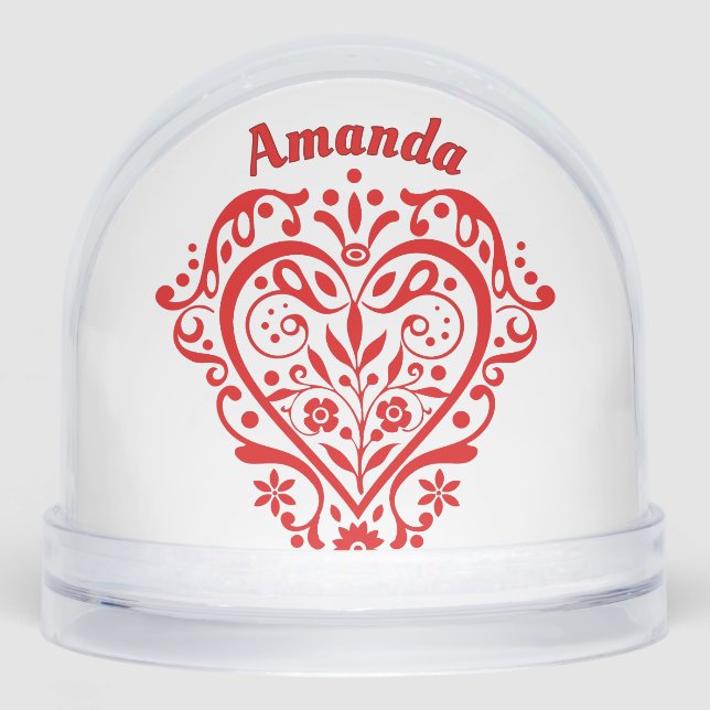 Romantic Red Heart Personalized (Anverso)