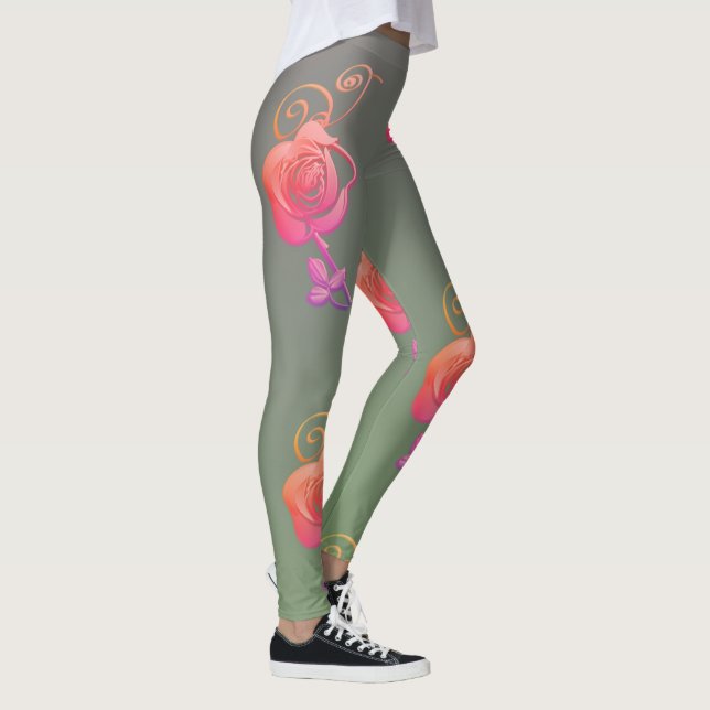 Romantic Rose Leggings (Derecha)