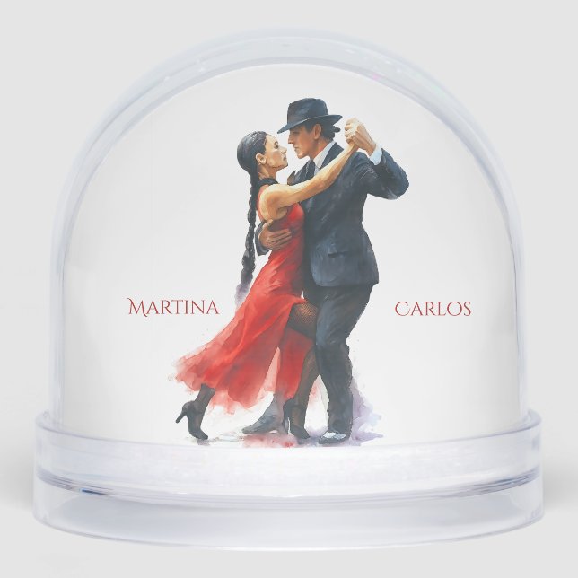 Romantic Tango Dance Couple Personalized Gift (Anverso)