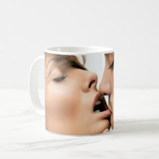 Romántica Besada Mug - Copa de café clásico de 11 