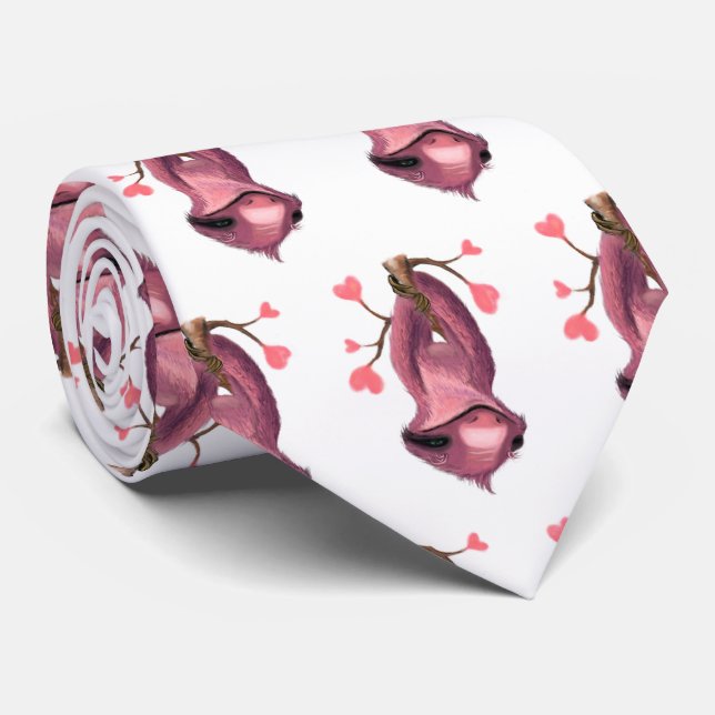 Romántica eslovaca divertida corbata de cuello - S (Enrollado)