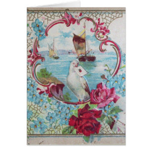 ROMÁNTICA / PALOMA BLANCA CON CARTA DÍA DE LA MADR