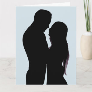 ROMÁNTICA PAREJA PENSANDO EN TÚ GRANDES TARJETAS