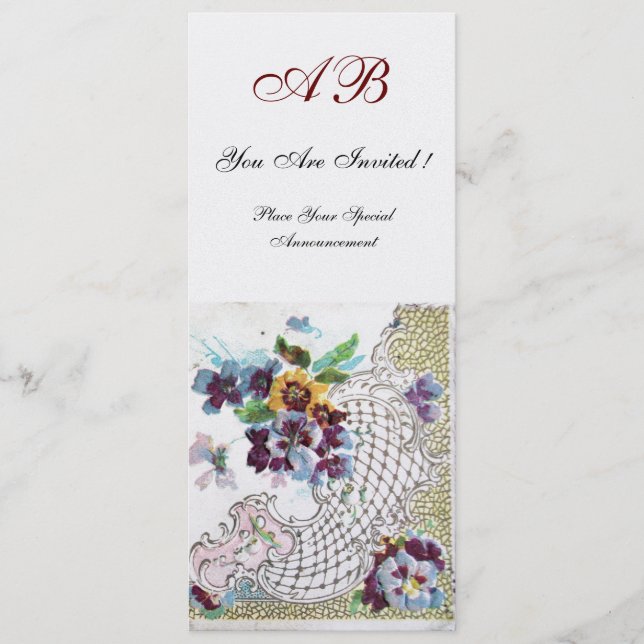 ROMANTİCA Programa de Boda Floral Blanca Rosa (Anverso)