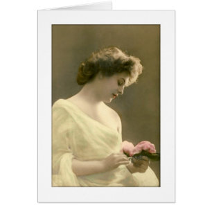 Romántica retrospectiva de la mujer victoriana