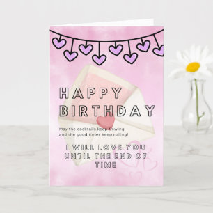 Romántica tarjeta de cumpleaños para tu amor - Ele
