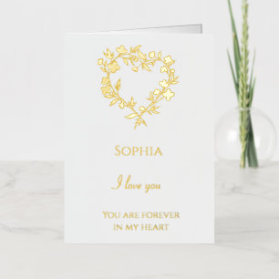 Romántico amor floral abierto