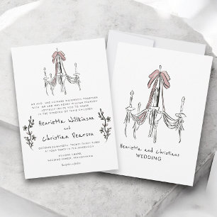 Romántico candelabro rosa beis formal boda