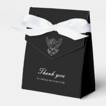 Romántico Cherub Boda Favor Regalo Caja Gracias