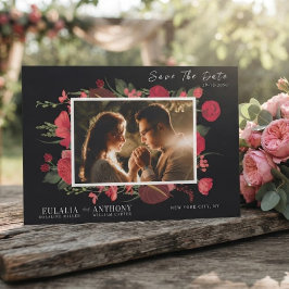 Romántico Elegante Anuncio de Boda