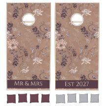 Romántico Elegante Otoño Terracota Floral Malhumor