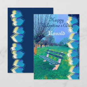 Romántico Feliz San Valentín Barrido Corazón Acuar