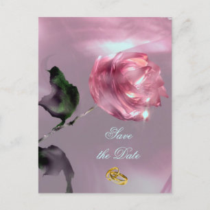 Romántico Guardar la tarjeta postal de fecha