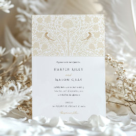 Romántico Invitación de matrimonio victoriano de d