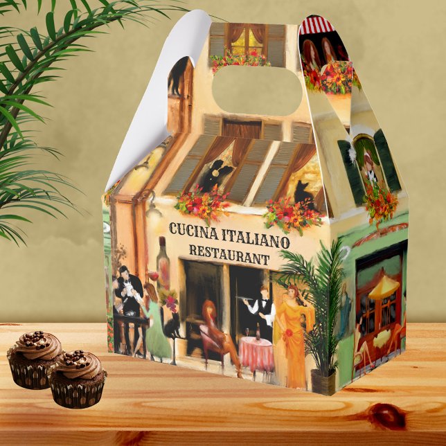 Romántico Italiano Gracias Caja De Favor (Subido por el creador)