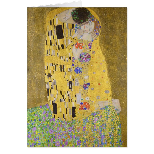 Romántico La Pintura De Beso Gustav Klimt Restaura (Frente)