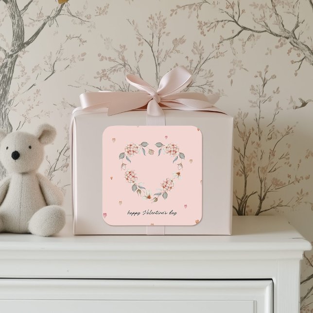 Romántico Pegatina del Día de San Valentín con cor (Subido por el creador)