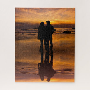 Romántico rompecabezas de playa difícil