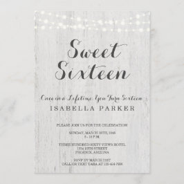 Romántico rústico de la invitación el | del dulce