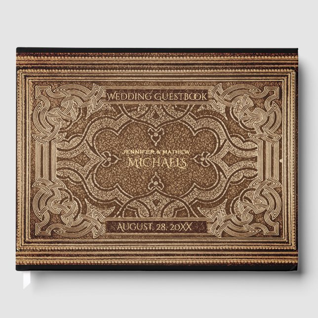 Romántico Viejo Viejo Libro de Invitados (Anverso)