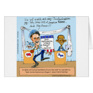 Romney trata a Zingers sobre regalos y tarjetas di