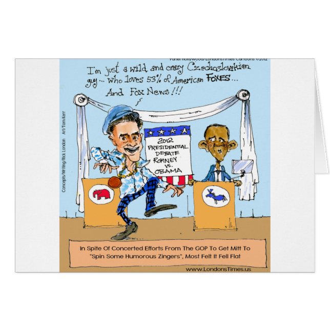 Romney trata a Zingers sobre regalos y tarjetas di (Anverso (Horizontal))