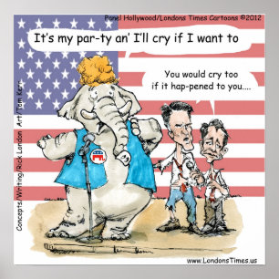 Romney y Ryan son mis Fiestas Posters divertidos