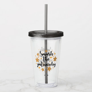 ¡Rompa El Patriarcado! Vaso acrílico