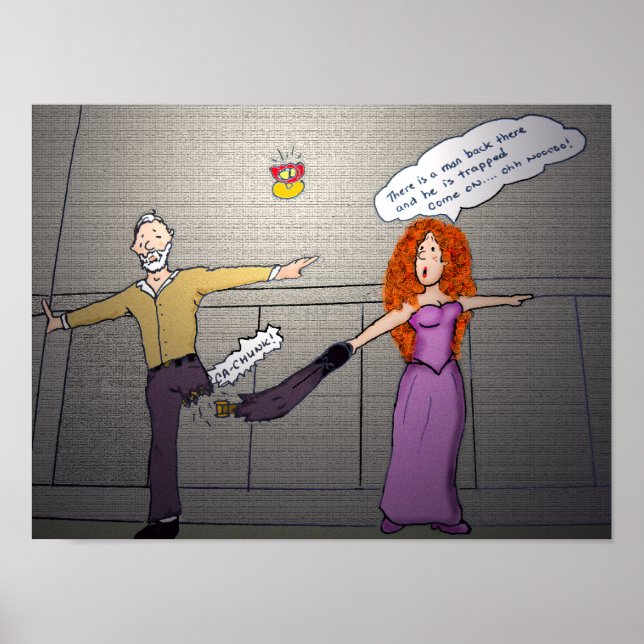 ¡Rompe una pierna! Póster (Frente)