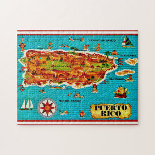 Rompecabezas 11x14 de español de Puerto Rico