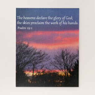 Rompecabezas 16x20 del salmo 19