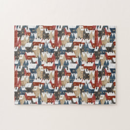 Rompecabezas (27,9 x 35,5 cm, 252 pcs) - Casas de