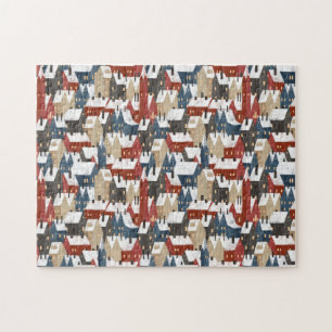Rompecabezas (27,9 x 35,5 cm, 252 pcs) - Casas de