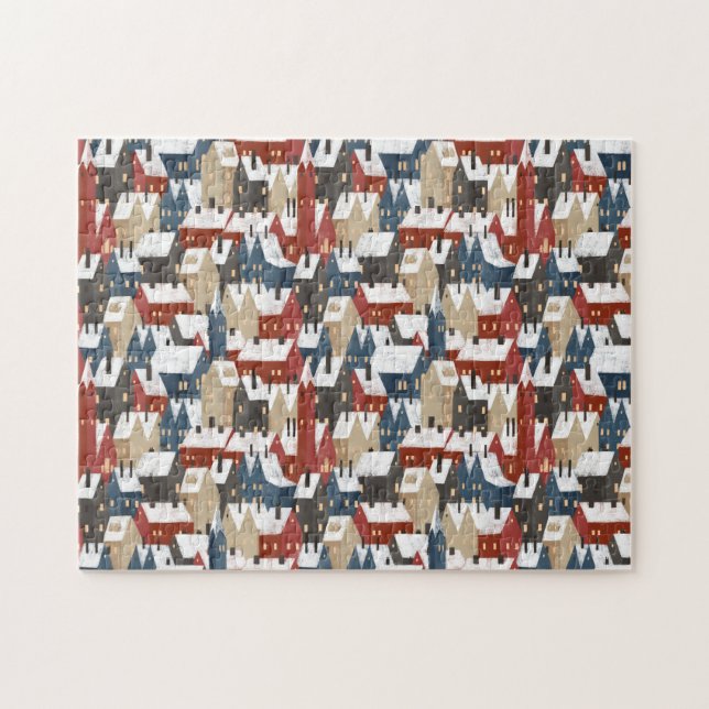 Rompecabezas (27,9 x 35,5 cm, 252 pcs) - Casas de  (Horizontal)